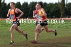 4303 Steve Vernon (Greater Manchester) 4426 Richard Goodman (Middlesex) and Dewi Griffiths (West Wales) lead the senior mens Inter Counties Cross Country, Cofton Park, Birmingham. Photo: David T. Hewitson/Sports for All Pics